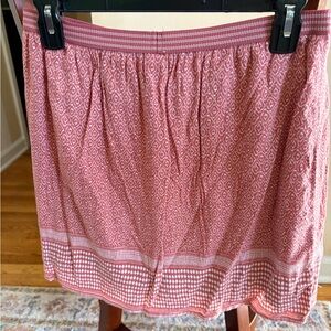 Vintage! Old Navy Pink Geometric A-Line Skirt